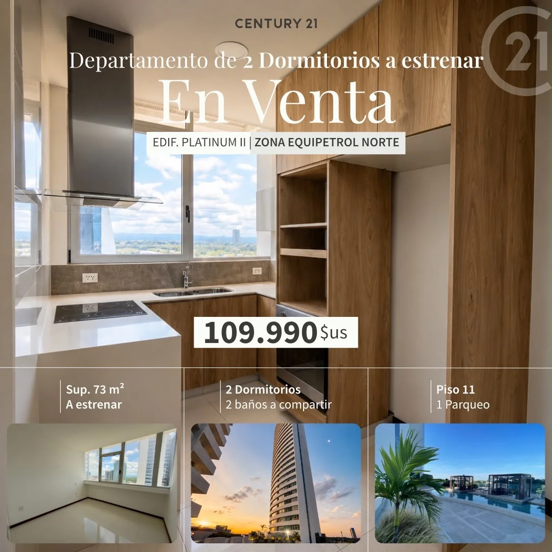 Foto 11 de Dpto en venta edificio Platinum en Equipetrol