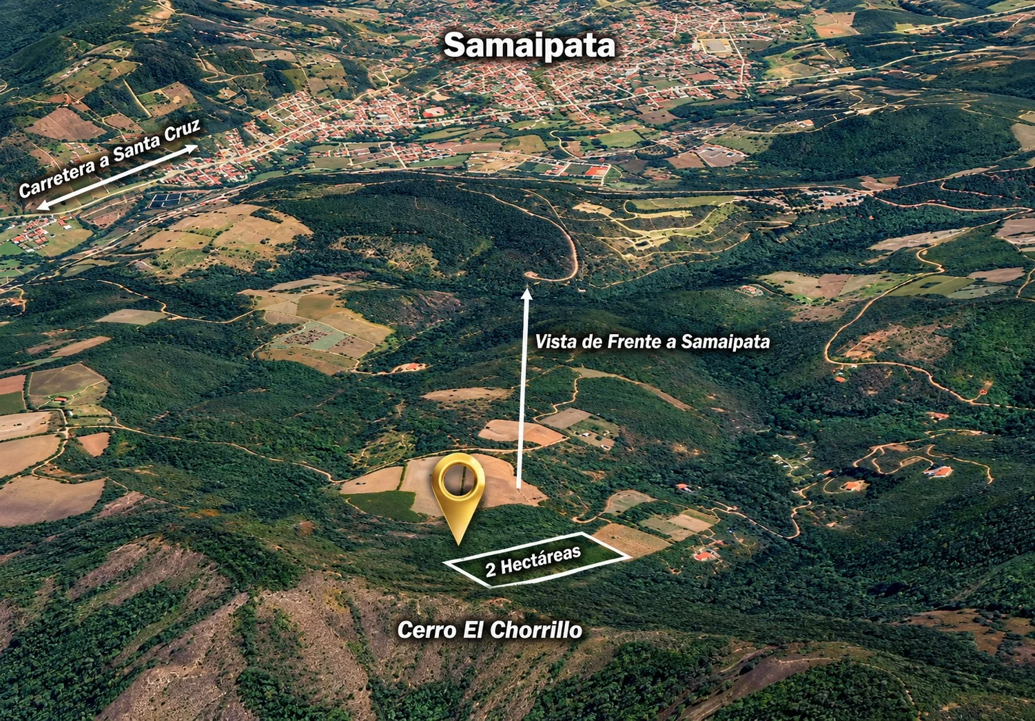 Foto 12 de 2 Hectáreas en Venta en Colina con Vista a Samaipata